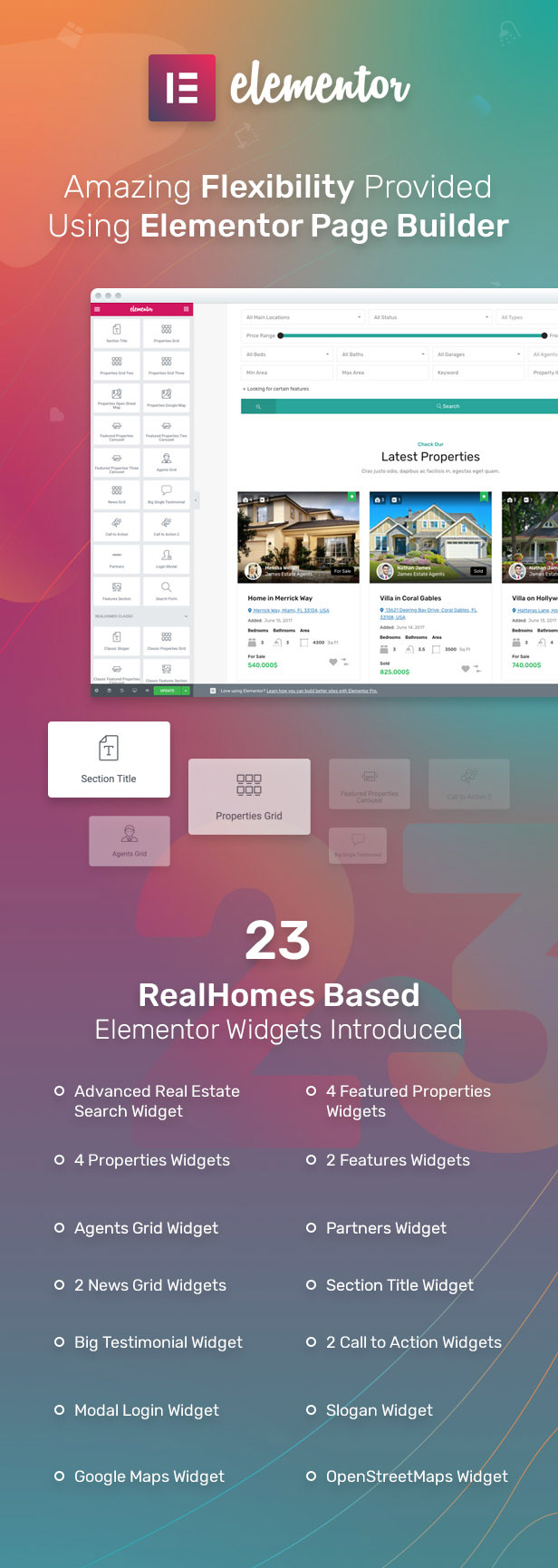 20 Elementor Based Widgets Provided